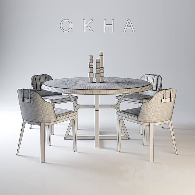 OKHA TOFU & LONDON 3DS Max Model - thumbnail 2