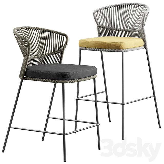 Ola Chair Bar OTX Table 3DSMax File - thumbnail 5