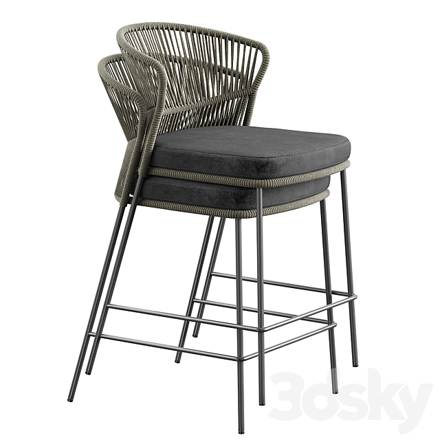 Ola Chair Bar OTX Table 3DSMax File - thumbnail 6