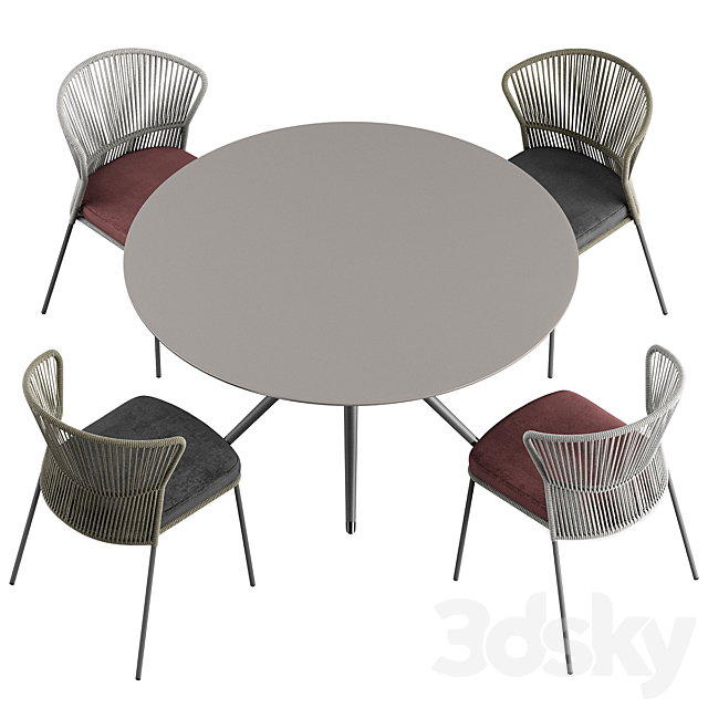 Ola Chair OTX Table 3DSMax File - thumbnail 5