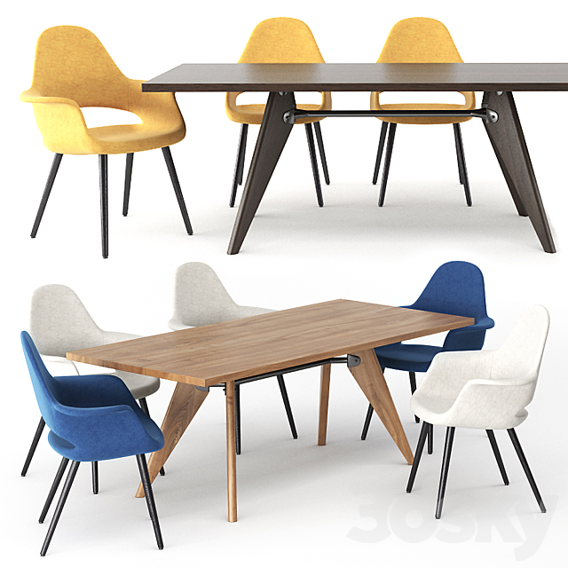 ORGANIC CONFERENCE and TABLE SOLVAY 3ds Max - thumbnail 1