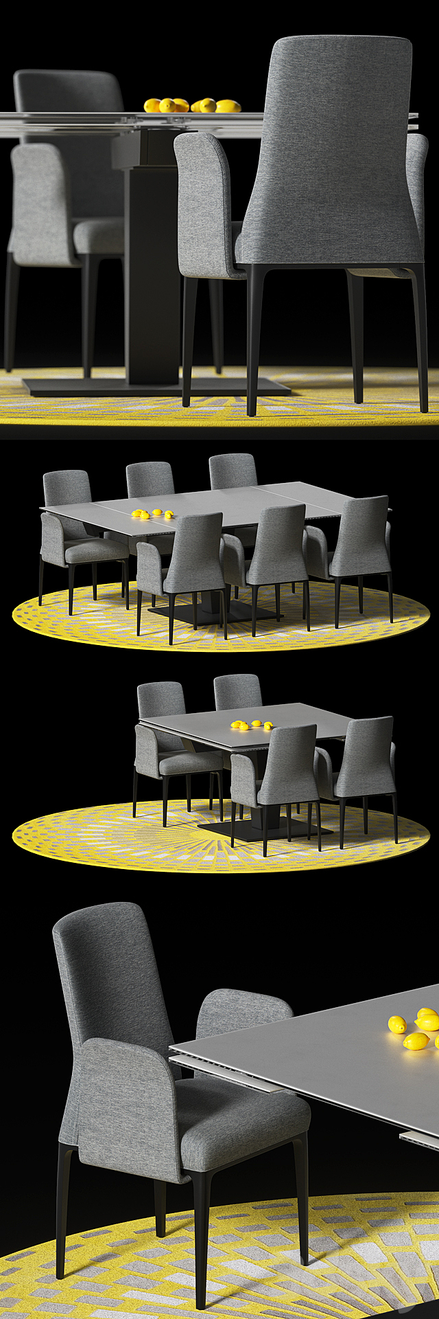 OSIRIS DINING TABLE _ AIDA BRIDGE 3DSMax File - thumbnail 2