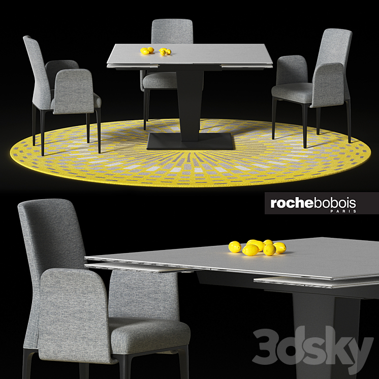 OSIRIS DINING TABLE \/ AIDA BRIDGE 3DS Max - thumbnail 1