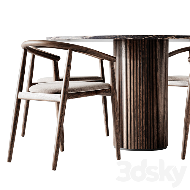 OSTINATO I TABLE 3DS Max Model - thumbnail 3