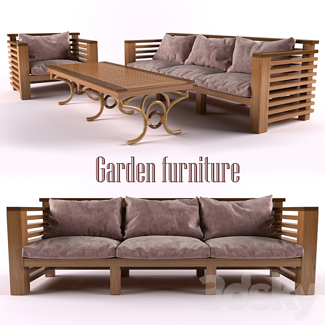 Outdoor Furniture 3DSMax File - thumbnail 1