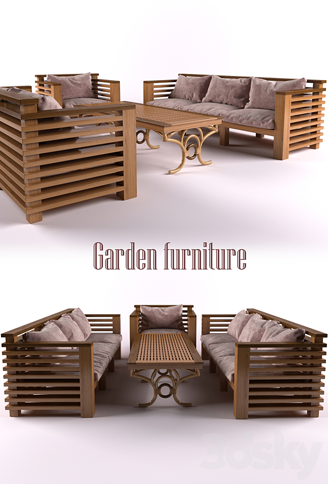 Outdoor Furniture 3DSMax File - thumbnail 2