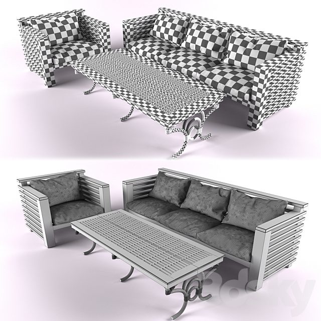 Outdoor Furniture 3DSMax File - thumbnail 3