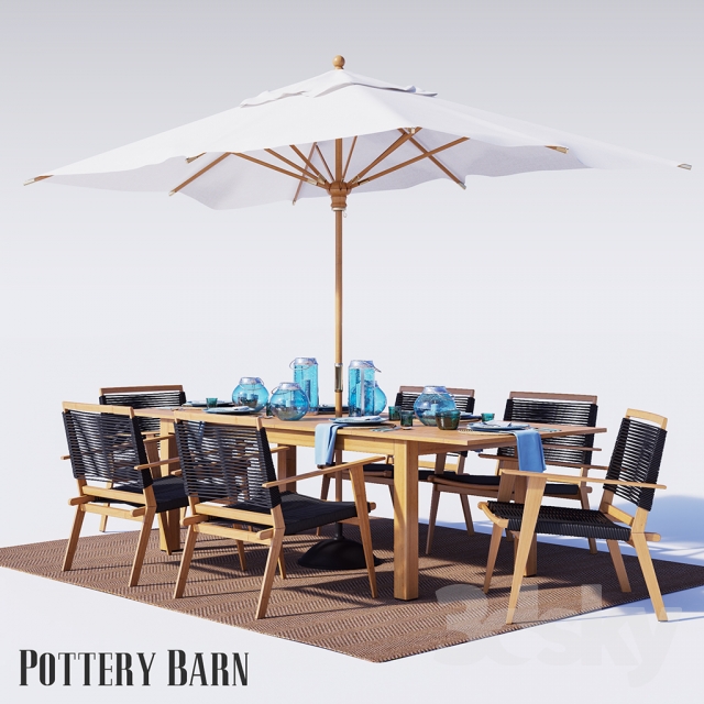 Outdoor furniture Palmer Rope 3DS Max - thumbnail 3