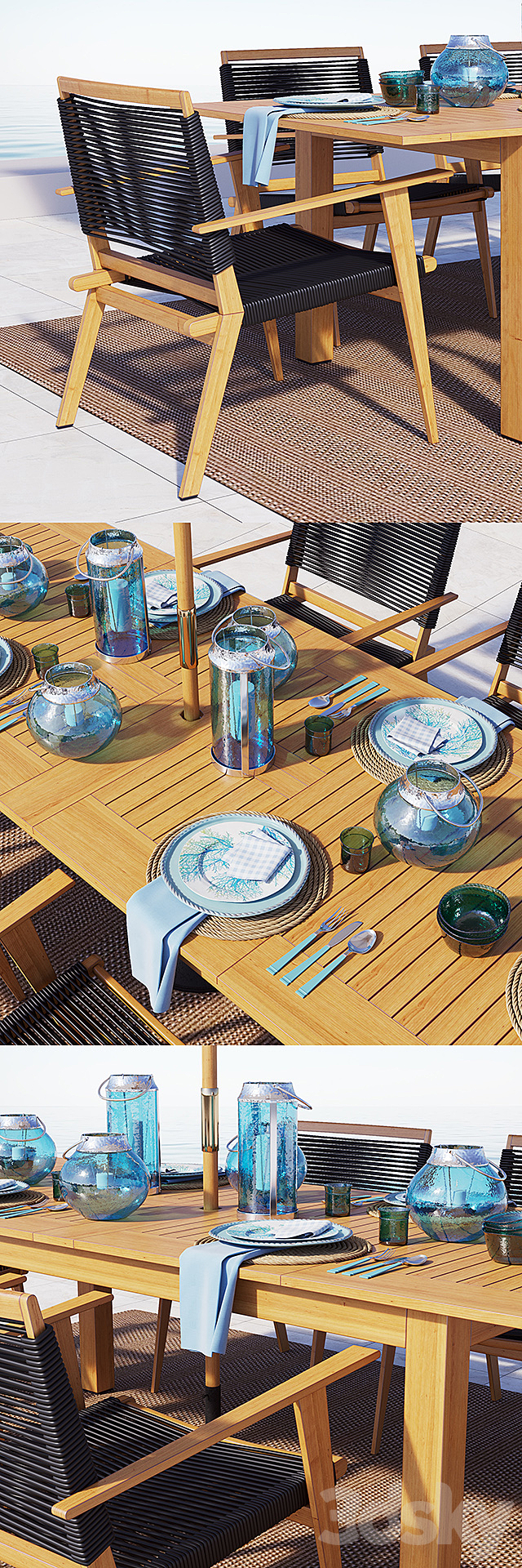 Outdoor furniture Palmer Rope 3DSMax File - thumbnail 2