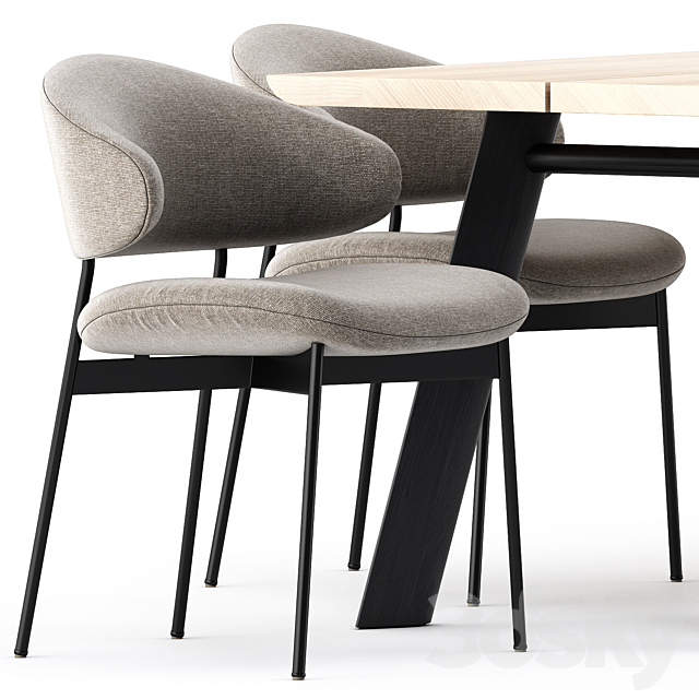 P68 TABLE and LUZ CHAIR by more 3DSMax File - thumbnail 3