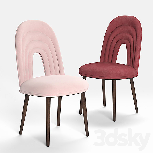 Paolo Castelli Echo chair & Nettuno table 3DSMax File - thumbnail 2