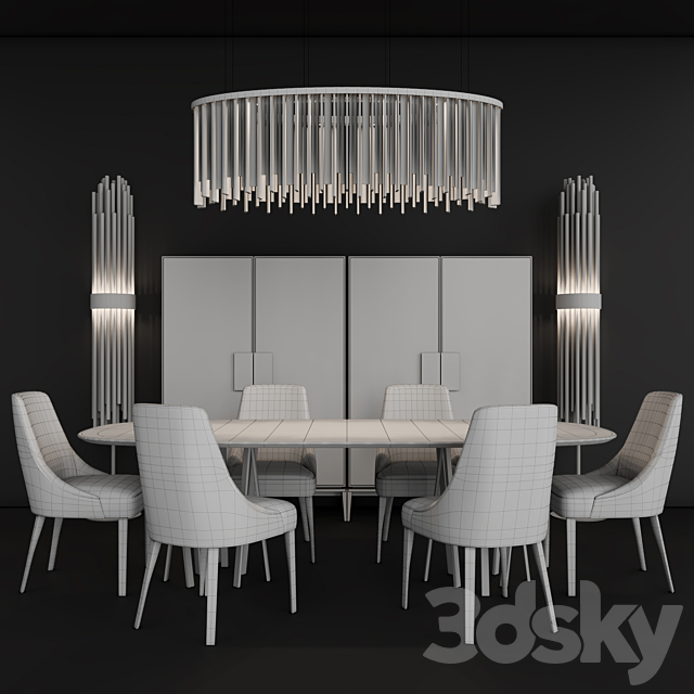 Paolo Castelli Furniture set 1 3DSMax File - thumbnail 2