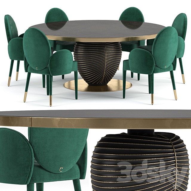 Paolo Castelli table Leaf & Sofia 3DSMax File - thumbnail 1