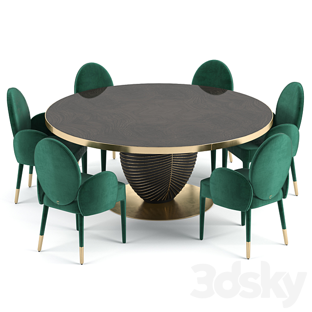 Paolo Castelli table Leaf & Sofia 3DSMax File - thumbnail 2