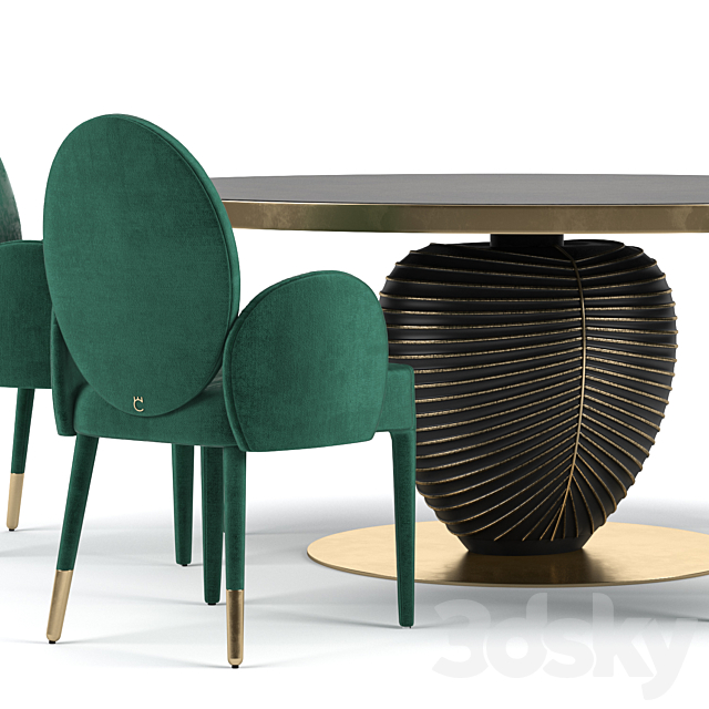 Paolo Castelli table Leaf & Sofia 3DSMax File - thumbnail 3