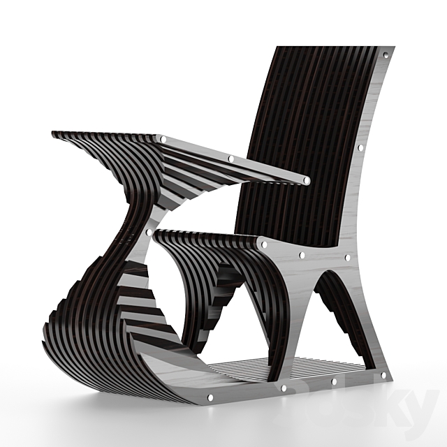 Parametric Chair 3DSMax File - thumbnail 4