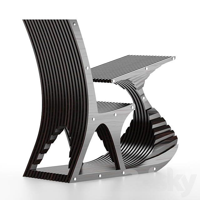 Parametric Chair 3DSMax File - thumbnail 5