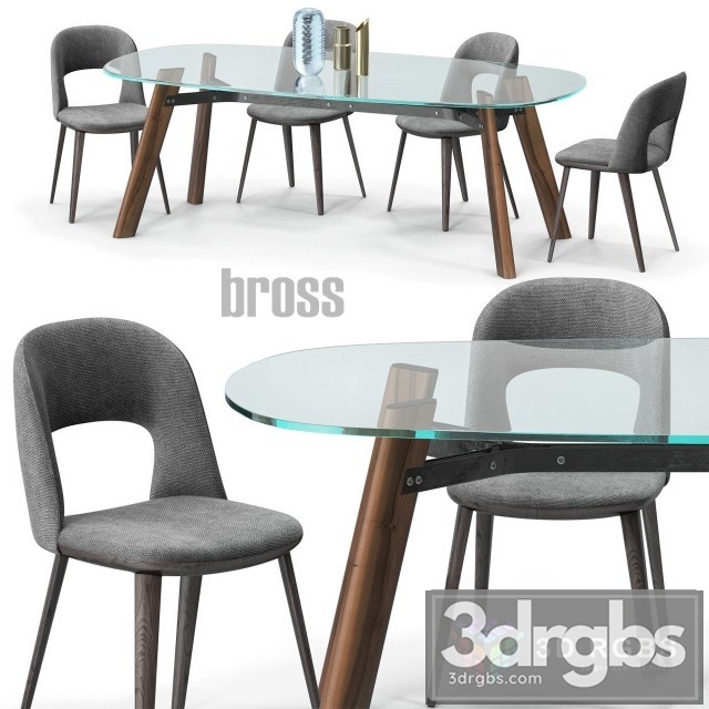 Path Chair Beleos Table Set 3dsmax Download - thumbnail 1