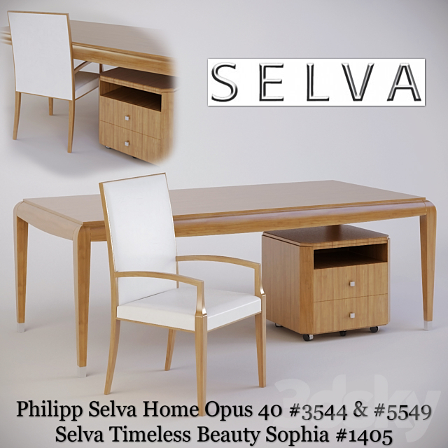 Philipp Selva Home Opus 40 # 3544 & # 5549 Selva timeless Beauty Sophia # 1405 3DSMax File - thumbnail 1