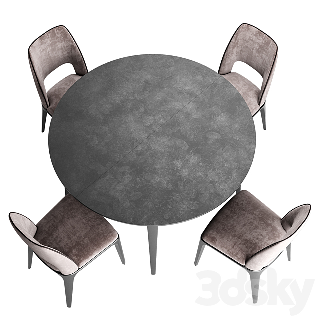 Play chair play table 3DSMax File - thumbnail 4