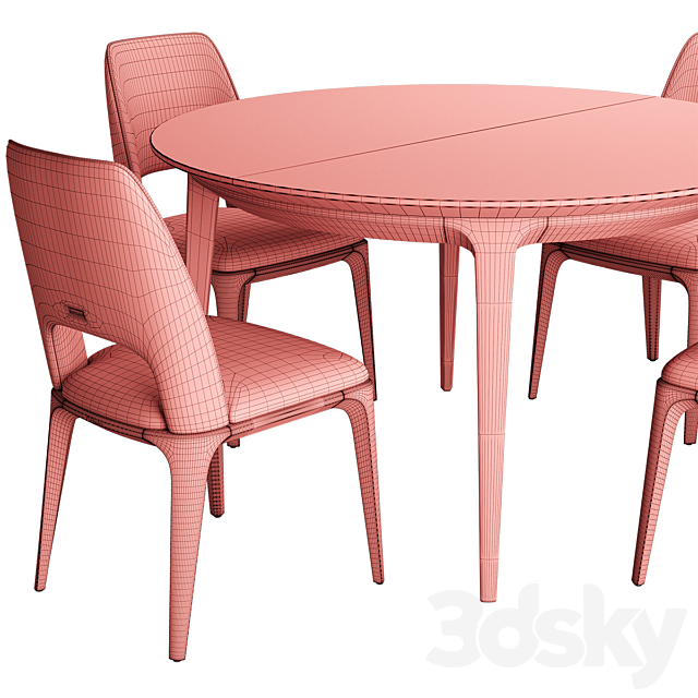 Play chair play table 3DSMax File - thumbnail 5