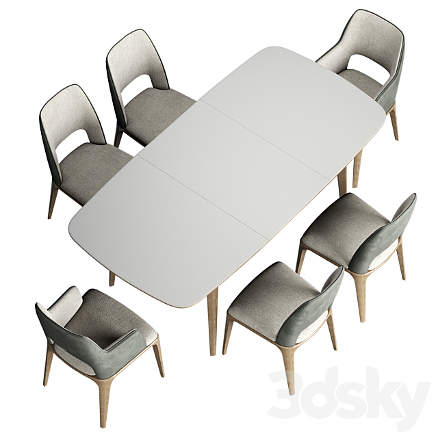 Play Chair Play Table S 3DS Max Model - thumbnail 4