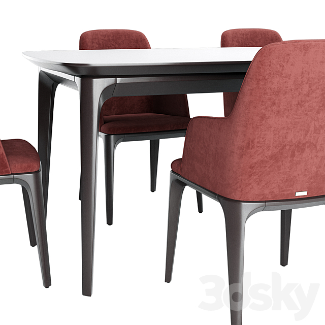 Play table and chair 3DSMax File - thumbnail 3