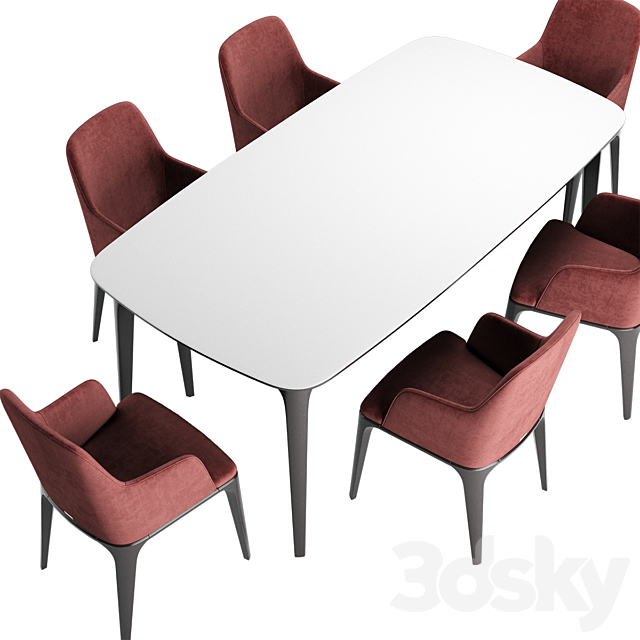 Play table and chair 3DSMax File - thumbnail 4