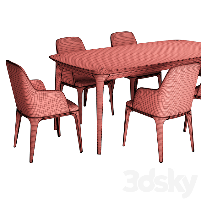 Play table and chair 3DSMax File - thumbnail 5