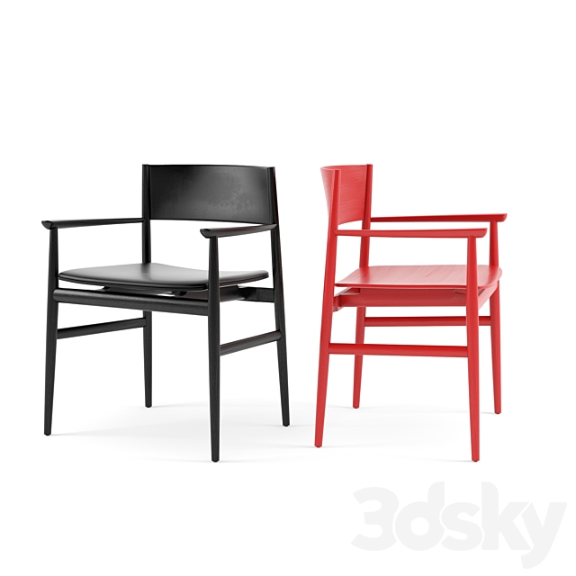 PORRO Minimo Light Table and Neve Chairs 3DSMax File - thumbnail 3