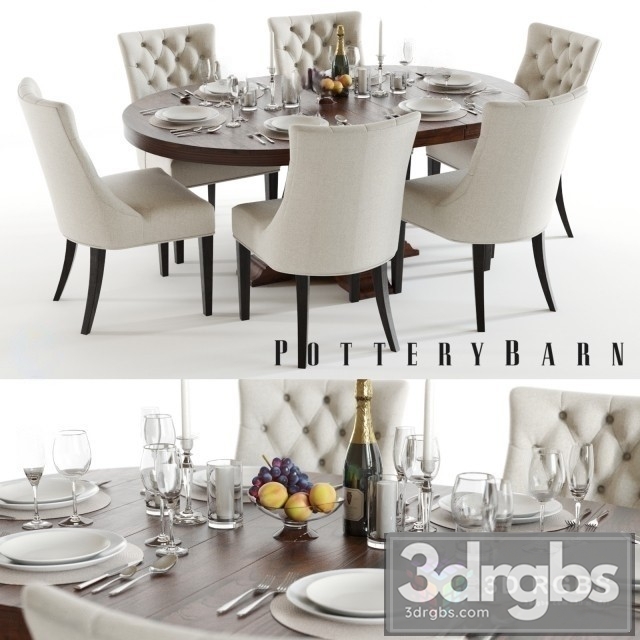 Pottery Barn Banks Hayes 2 3dsmax Download - thumbnail 1