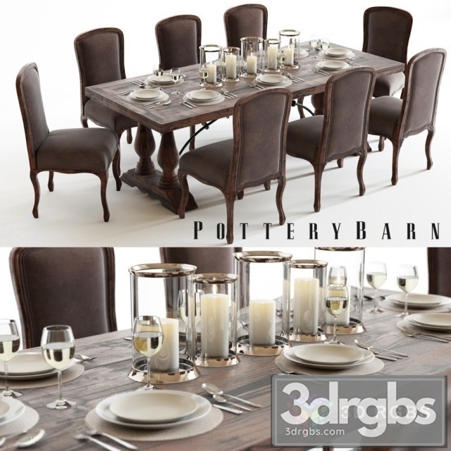 Pottery Barn Lorraine Callahan 3dsmax Download - thumbnail 1