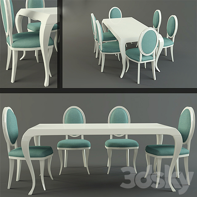 PRO Avant-Garde Dining Table 3DSMax File - thumbnail 1