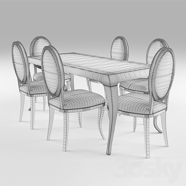 PRO Avant-Garde Dining Table 3DSMax File - thumbnail 3