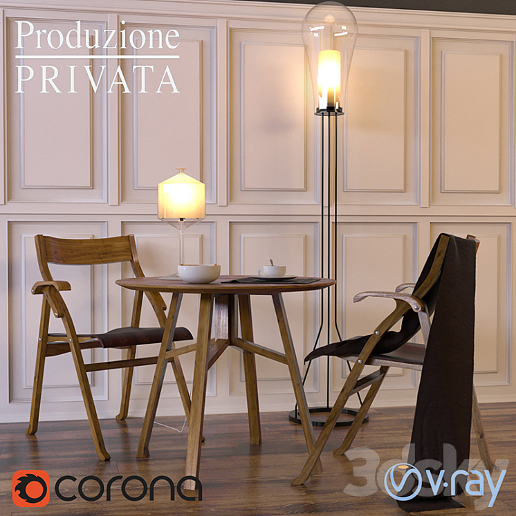 Produzione Privata. SEDIA 2007 & BENEDETTO 3DS Max - thumbnail 1