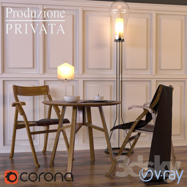 Produzione Privata. SEDIA 2007 & BENEDETTO 3DS Max - thumbnail 3