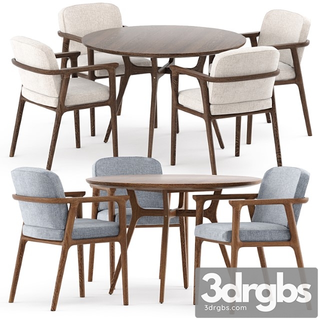 Ren dining table c1100 and zio dining chair - thumbnail 1