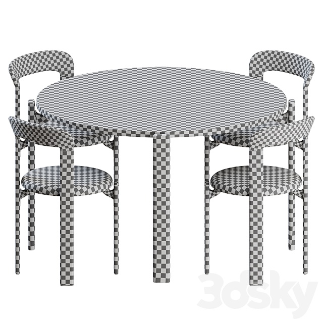 Rey Dinning Set by Hay 3DSMax File - thumbnail 3