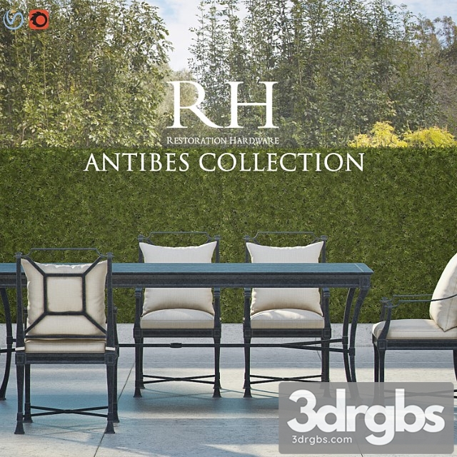 Rh antibes collection (weathered zinc) 2 3dsmax Download - thumbnail 1