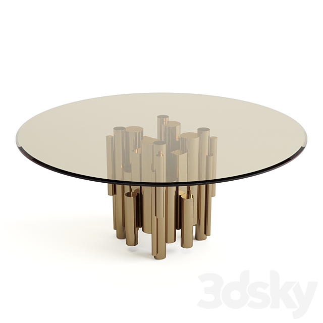 Roberto Cavalli Dining Set 1 3DSMax File - thumbnail 3