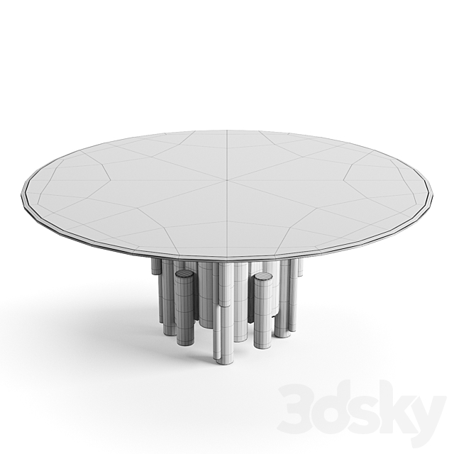 Roberto Cavalli Dining Set 1 3DSMax File - thumbnail 5