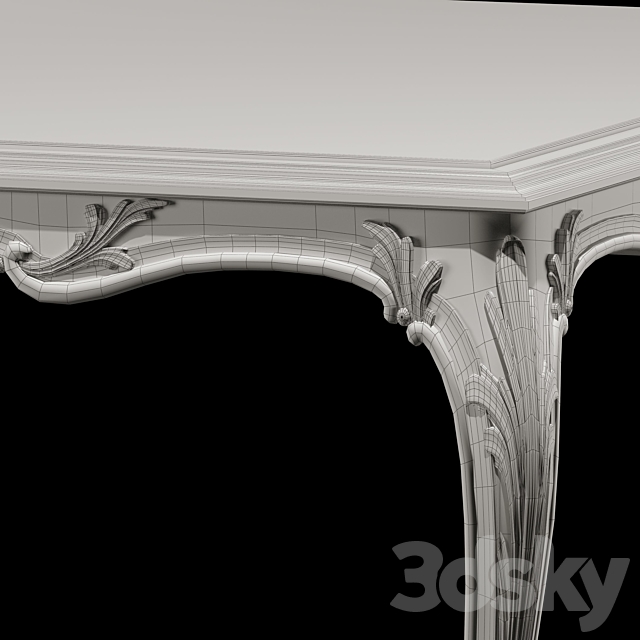 roberto giovannini dining table and chair ART 1341KPP and ART 193 3DSMax File - thumbnail 4