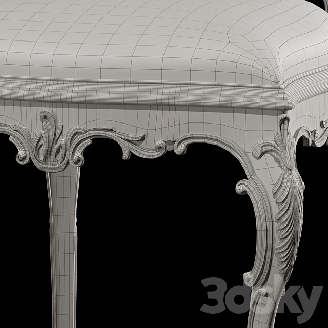 roberto giovannini dining table and chair ART 1341KPP and ART 193 3DSMax File - thumbnail 7