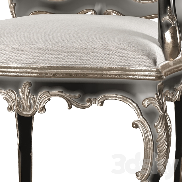 roberto giovannini dining table and chair art1231g and art 193 3DSMax File - thumbnail 4