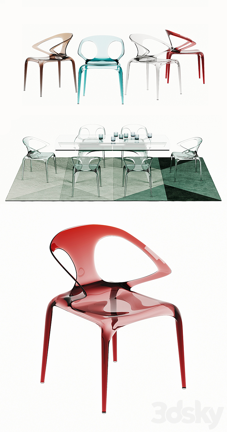 Roche Bobois AGAPE 3DS Max - thumbnail 2