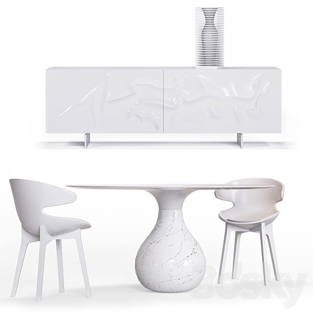 Roche Bobois. Furniture set 3DSMax File - thumbnail 1