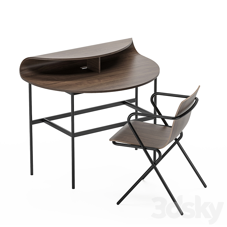 Roll desk byLigne Roset 3DS Max Model - thumbnail 1