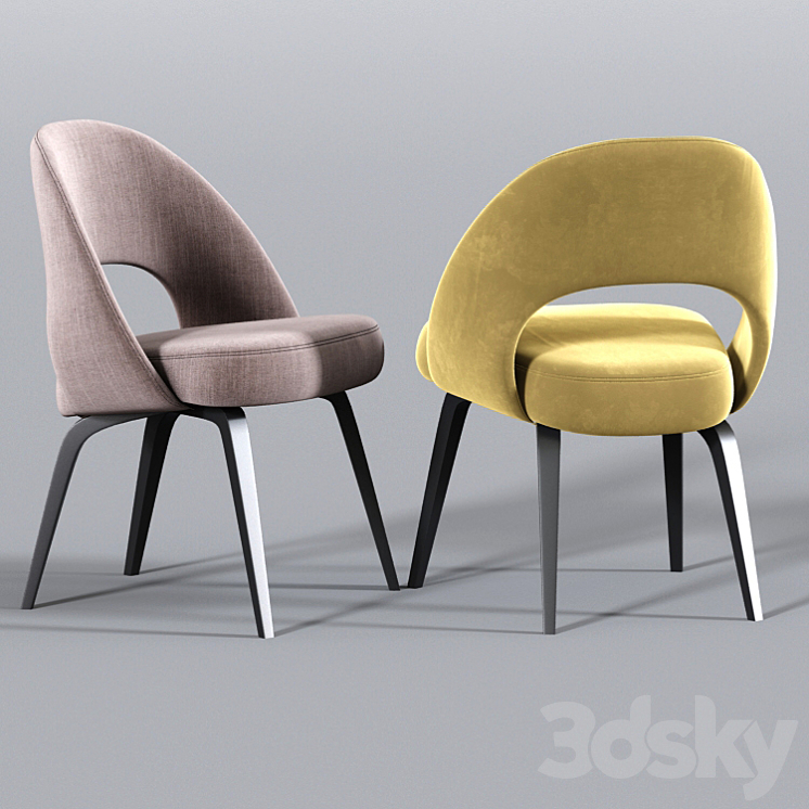 Saarinen Executive Dining Chair Set 3DS Max - thumbnail 2