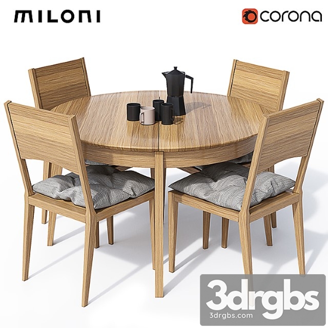 Scandinavian set miloni 2 3dsmax Download - thumbnail 1