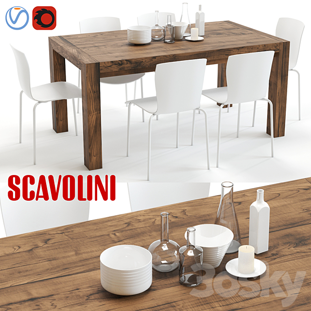 scavolini agape and chatty 3DSMax File - thumbnail 1